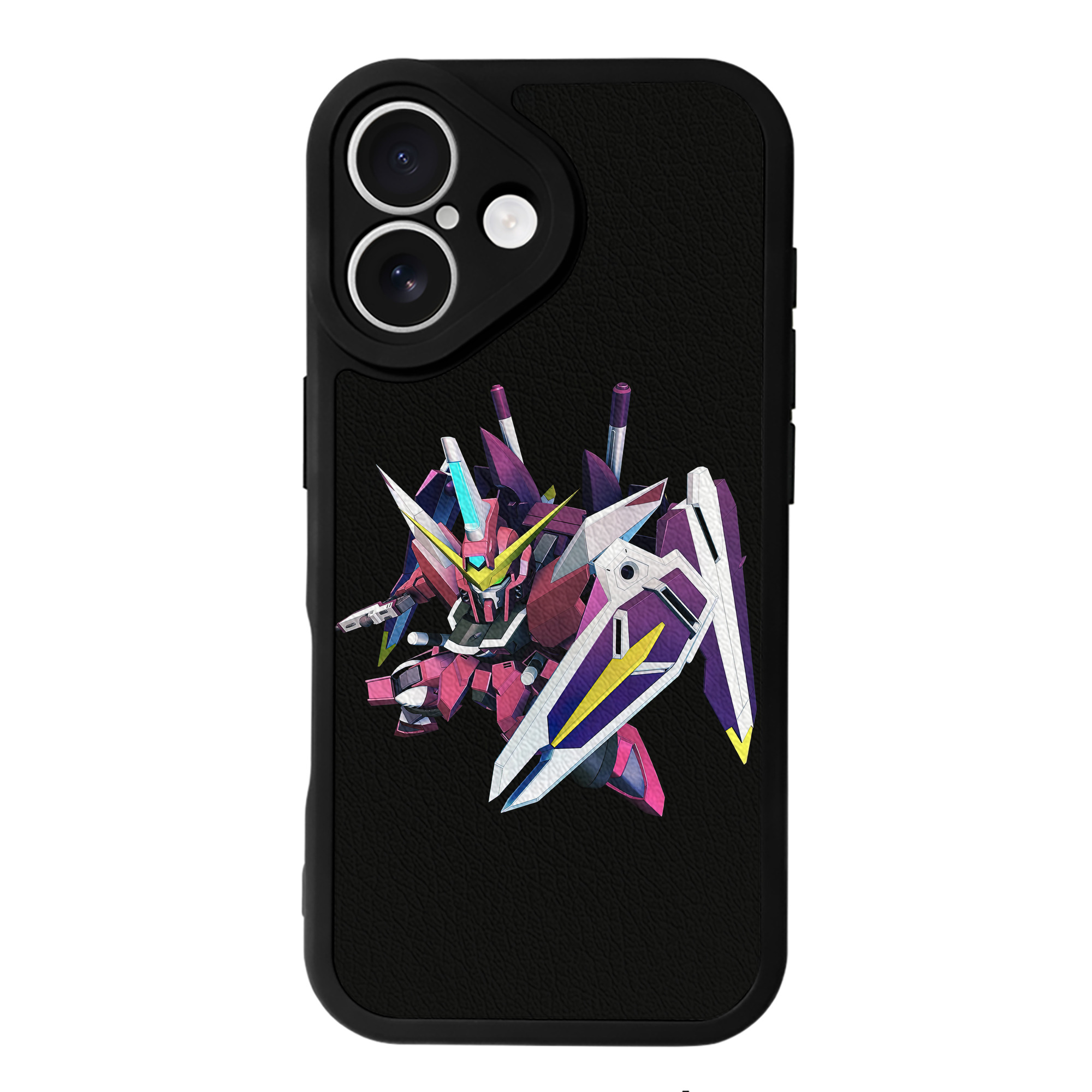 （画像用） 機動戦士ガンダム Mobile Suit Gundam 【iPhone 16シリーズ対応】シリコンスマホケース（レザー調） 材質：シリコン